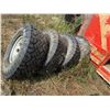Image 2 : Four 8 Hole Mags c/w 75R16 Tires (Decent)
