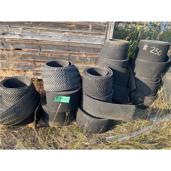 Qty of Rubber Belting