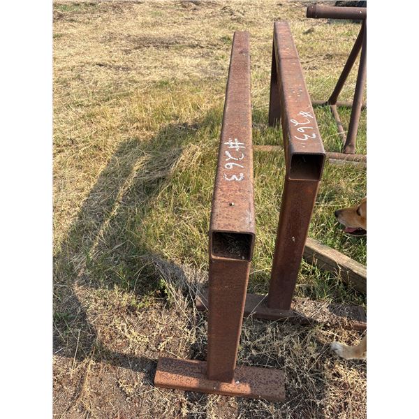 Two Square Tubing Stands