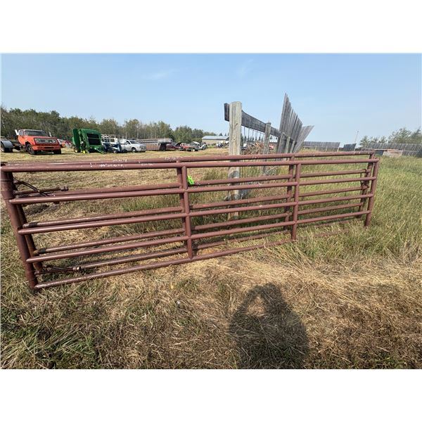 Two 15 1/2ft Pipe Gates Selling Together