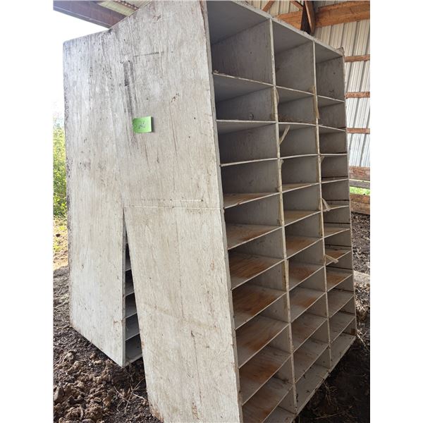 Two Wooden Shelf Units Selling Together