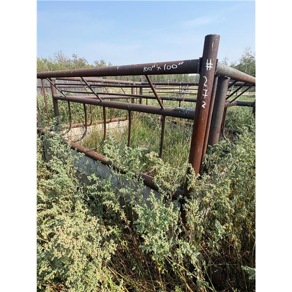 100in x 100in Steel Bale Feeder, Load out after Sept 25th