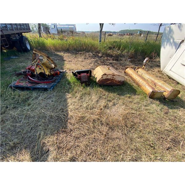 Case Tractor parts & 2- hyd. Tanks