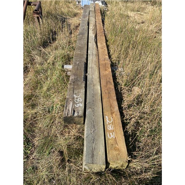 3- Timbers, up to 20 ft.