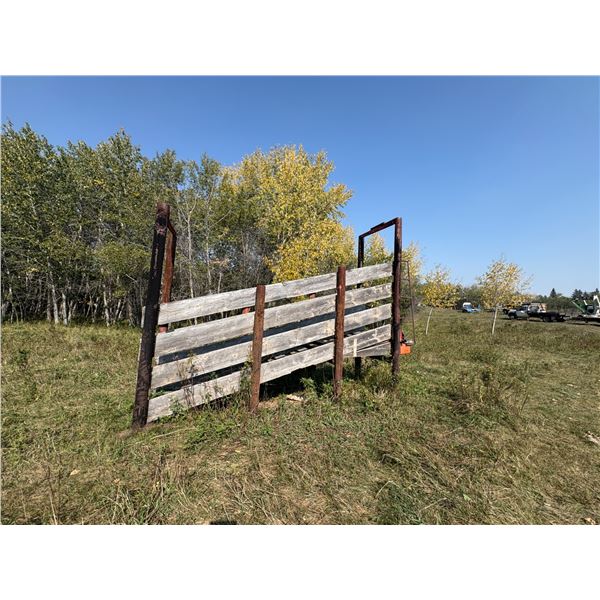 Metal Framed Loading Chute. Very well Made. Located at Land Parcel #2