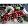 Image 8 : Two Bolt Bins c/w contents & Various Pails of Bolts & Misc.