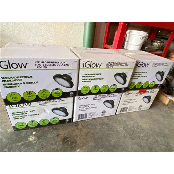 (Selling all Together) Six Boxes of LED Bay Lights