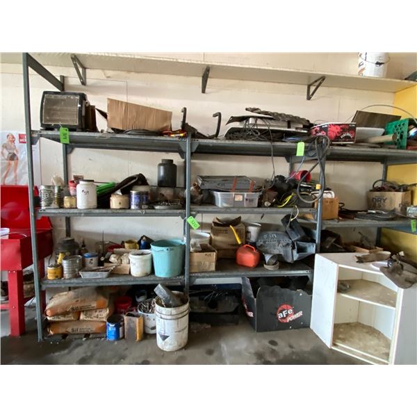 Three Section Metal Shelf Unit...does not Leave until Contents have been loaded