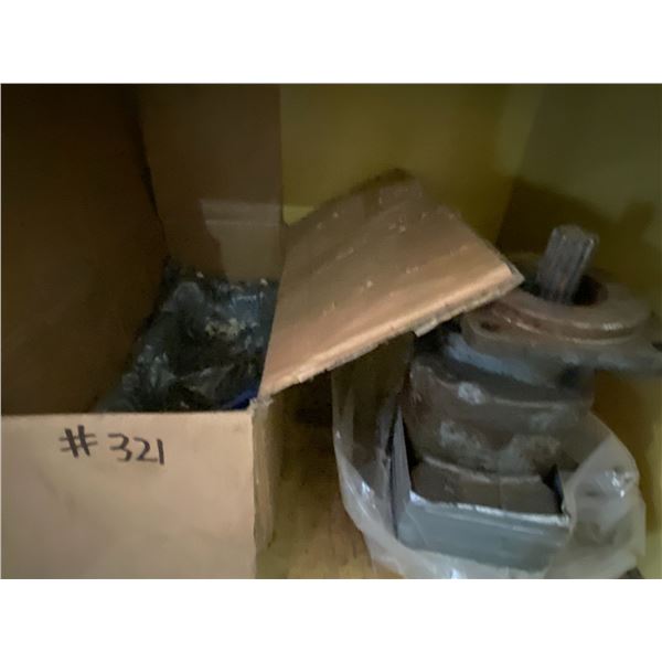 Helmets, Hyd Rams & Misc on Shelf Unit