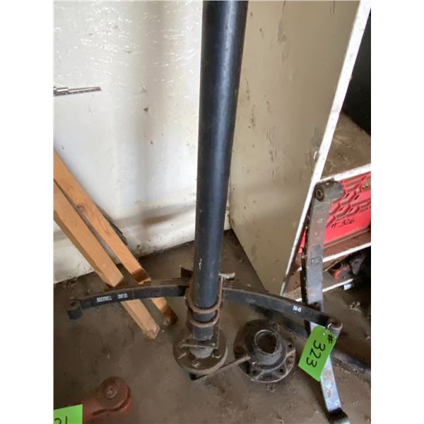 Trailer Axle & Spring