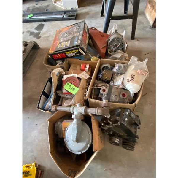 Alternator, Hyd Pumps & Misc in Pile