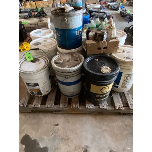 Pallet of Misc Oils