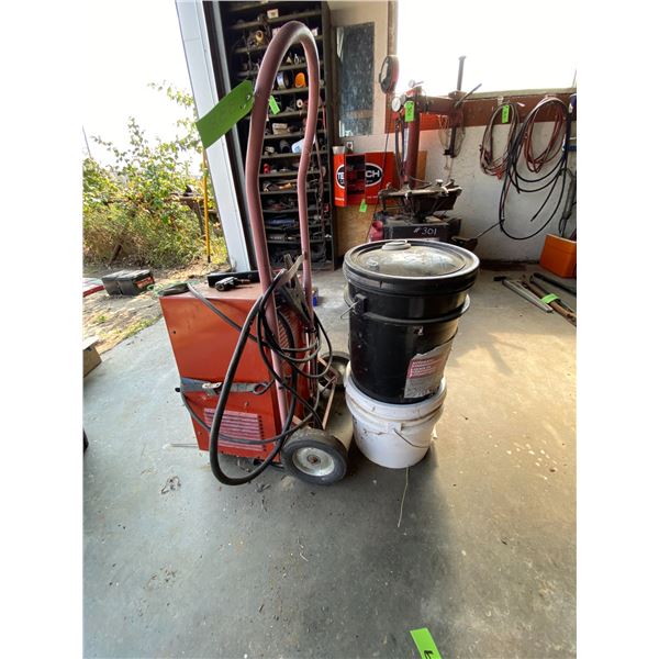 295 Amp Welder & 2 Pails