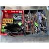 Image 7 : Two Containers of Tools, Hole Saw Kit, Wood Bits, Combination Wrench’s & Misc Tools