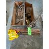 Image 1 : Copper Pipe, Wood Planer c/w Tools and Wood Box