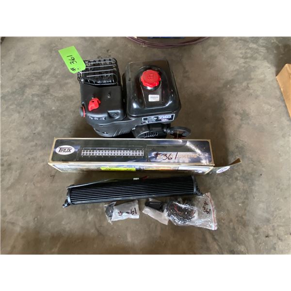 LED Light & Briggs & Stratton 163CC Motor