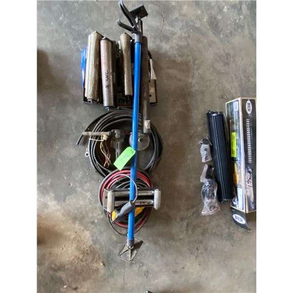 Rollers, Winch Hand Control & Blue Stand