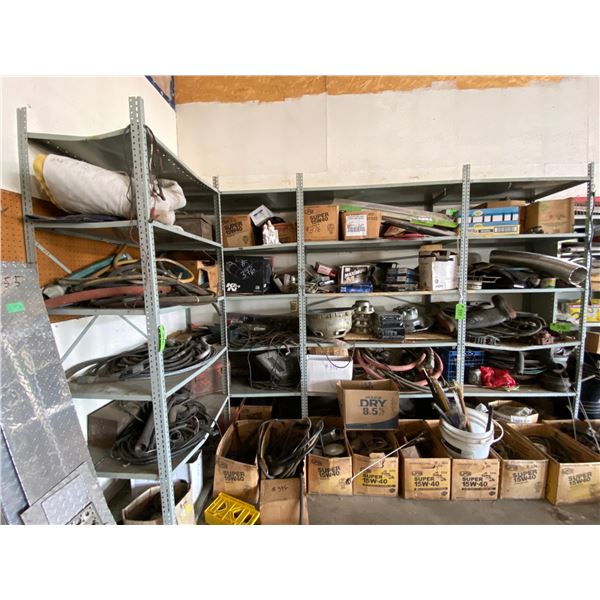 Metal Shelving, Can be Removed After Contents Are Gone