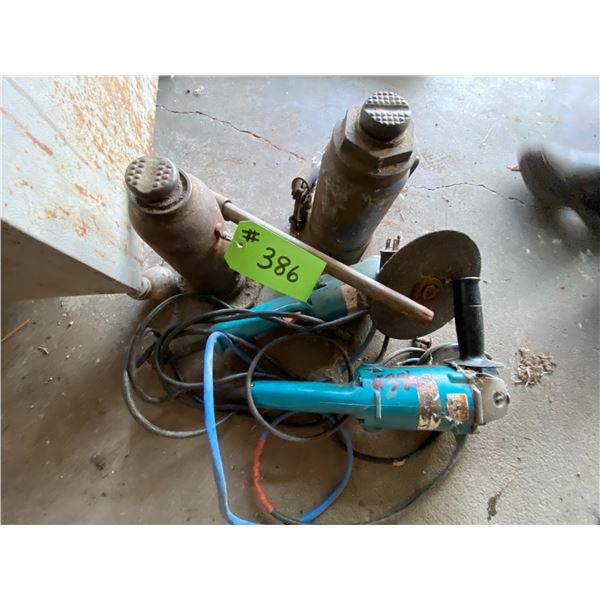 Two Hyd, Jacks & 2 Grinders