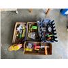 Image 1 : Four Boxes of Tools - Scrapers, Electrical Plugs, Screwdrivers, etc.