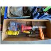 Image 2 : Four Boxes of Tools - Scrapers, Electrical Plugs, Screwdrivers, etc.