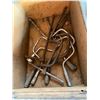 Image 12 : Wood Cabinet c/w quantity of Tools & Misc.