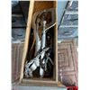 Image 19 : Wood Cabinet c/w quantity of Tools & Misc.