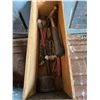 Image 21 : Wood Cabinet c/w quantity of Tools & Misc.