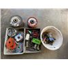 Image 1 : Qty of Grinding Disks, Magnets, Battery Cables & Misc. Tools