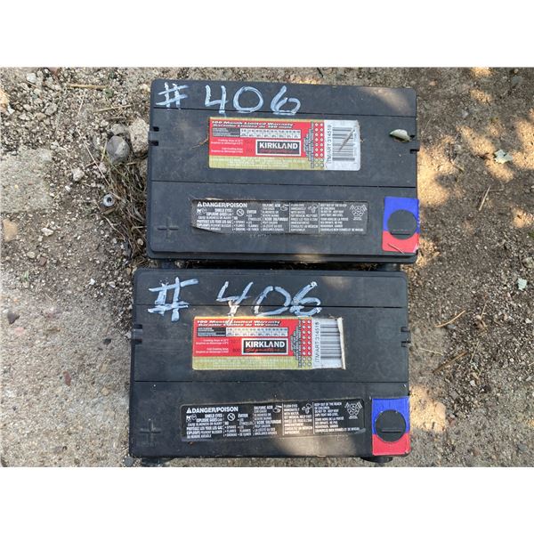 Two 12 Volt Batteries