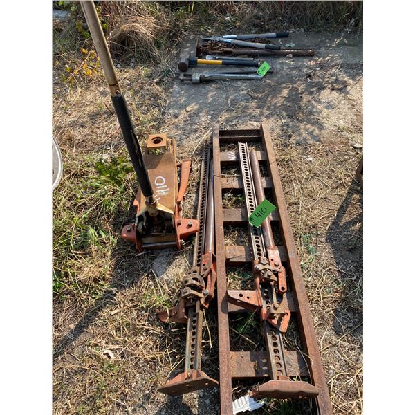 Steel Ramp, 2 Jack-all’s & Floor Jack