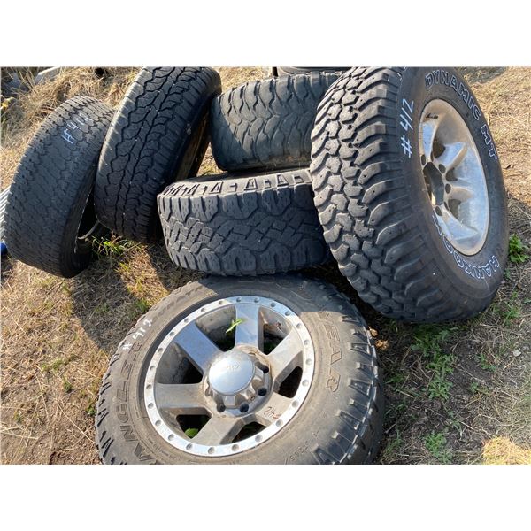 Approx. 6 Tires & Rims