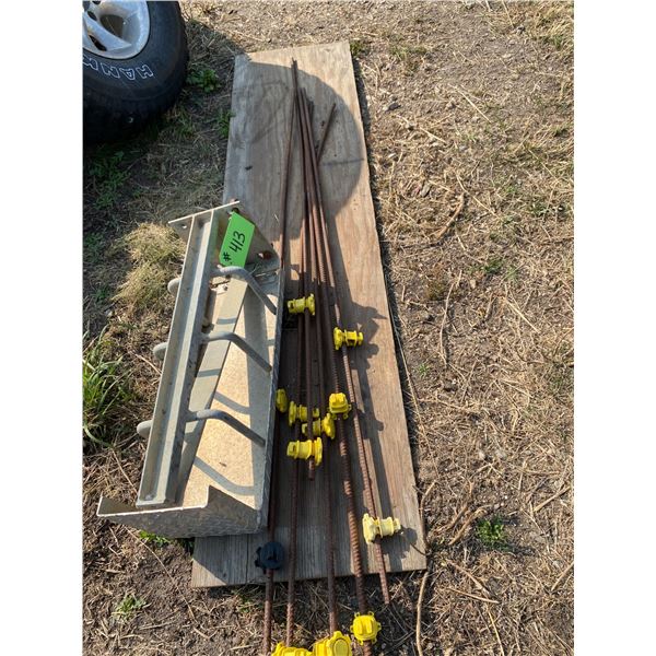 Rebar Pegs & Chain Rack