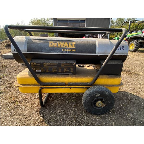 DeWalt 215,000 BTU Diesel Heater