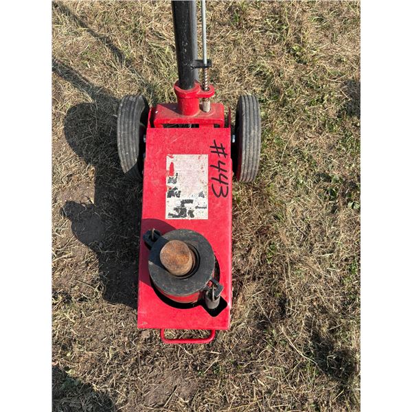 Red Rolling Air Hyd. Jack