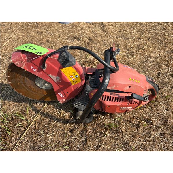 Hilti gas saw turns over should run sells as is