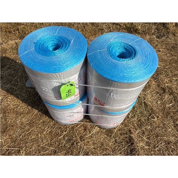 Baler twine and 2 new tarps 8ft by 10 ft