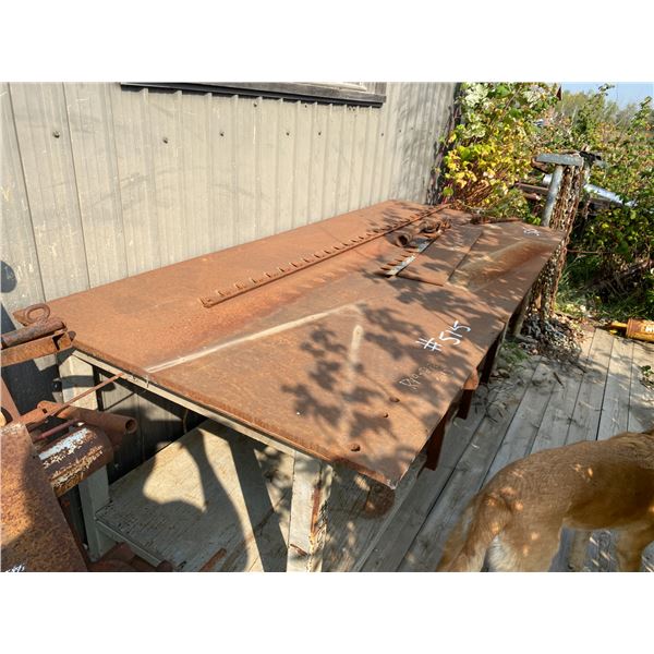 Heavy Steel Table with Misc. Iron