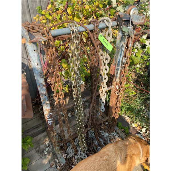 Various Chain, Stand and Hyd Cyl.