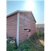 Image 2 : Portable shed 14ft by 20 ft c/w sliding door and metal clad roof Buyer is responsible to load by Oct