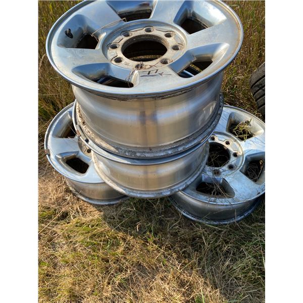 Four 8-hole Mag Wheels