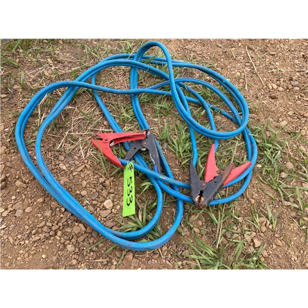 Set of Heavy Blue Booster cables