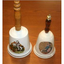 2 Norman Rockwell Collector Bells