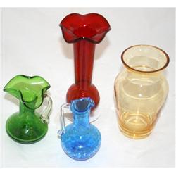 Lot of 4 Collectible Vases