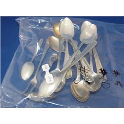 Misc Sterling Silver Spoons 243 grams