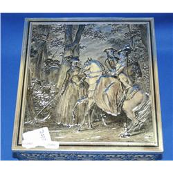 Metal Box with Misc. Costume Jewelry & Items