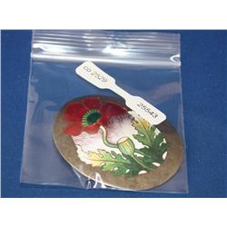 Sterling Silver Enamled Pin