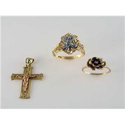 14k Gold Rings X's the Money