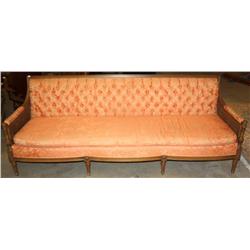 Antique Orange Sofa