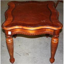 Wood End Table